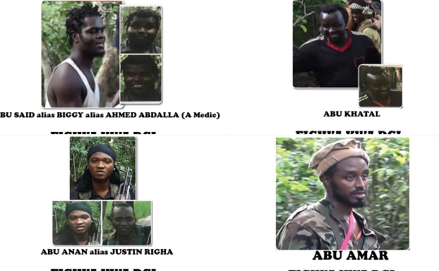 A section of the terror suspects wanted by DCI.